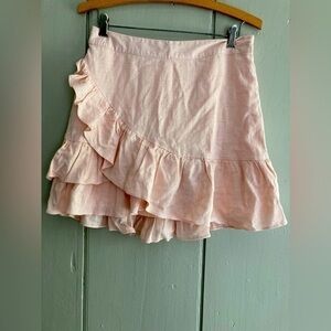 Altar’d State Pink Skirt size M ruffles Barbie